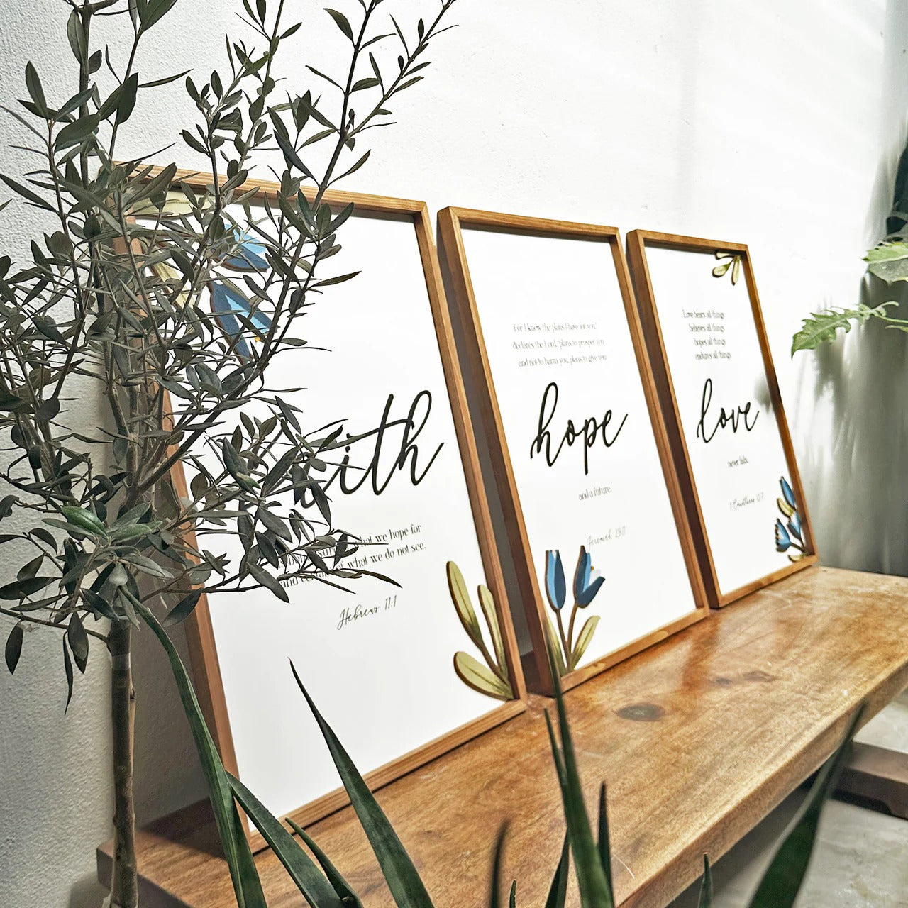 HOPE Jeremiah 29:11 | 3D Wooden Bible Verse Wall Art
