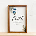FAITH Hebrews 11:1 | 3D Wooden Bible Verse Wall Art
