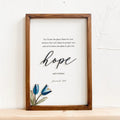 HOPE Jeremiah 29:11 | 3D Wooden Bible Verse Wall Art