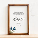 HOPE Jeremiah 29:11 | 3D Wooden Bible Verse Wall Art