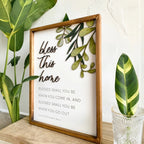 Blessed Shall You Be - Deuteronomy 28:6-10 | 3D Wooden Bible Verse Wall Art