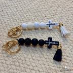 Handmade Christian Cross Keychain – Perfect Religious Gift for Friends & Family
