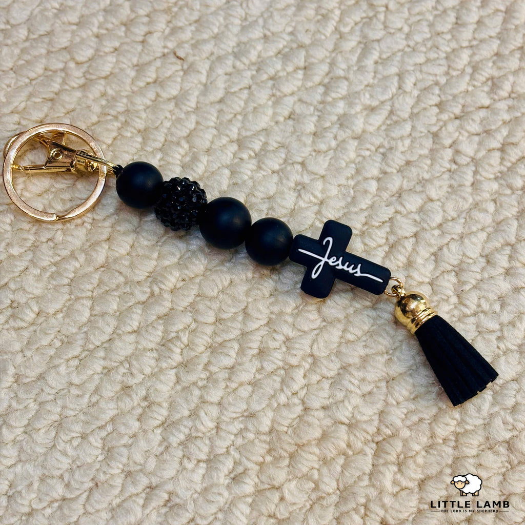 Handmade Christian Cross Keychain – Perfect Religious Gift for Friends & Family